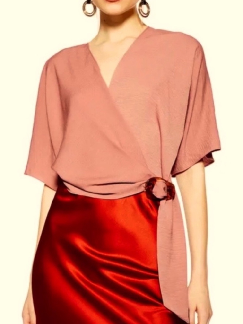 Topshop Wrap Top